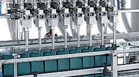 自動定量液體灌裝機生產(chǎn)細節(jié)